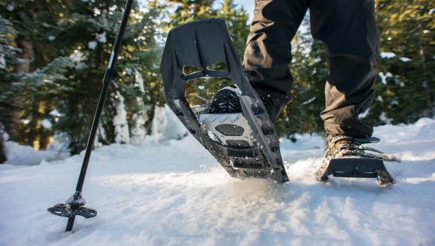 snowshoes help you move around in deep snow